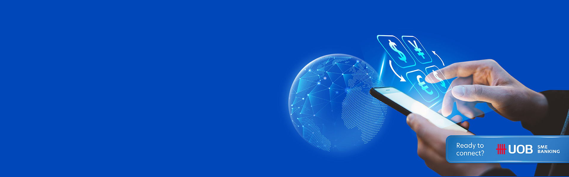 Make global payments at S$15 with UOB business account