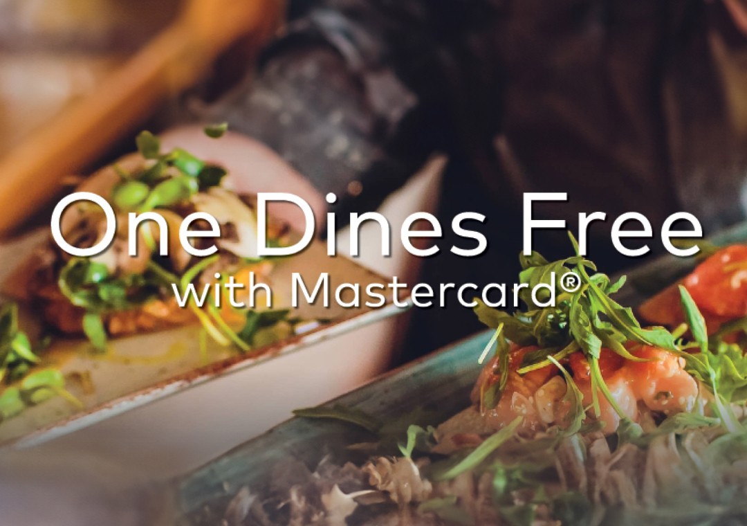 One dines free with Mastercard<sup>®</sup>