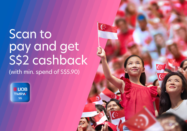 /(Promo has ended) Get S$2 cashback with UOB TMRW