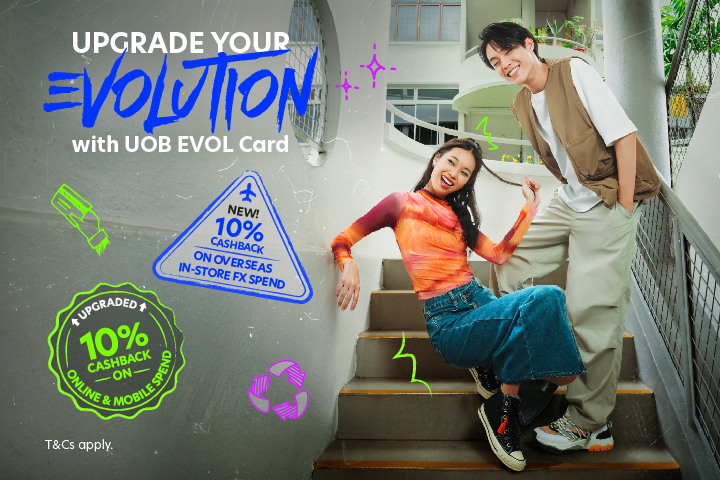 Upgrade your evolution with UOB EVOL Card