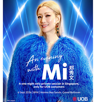 UOB presents first-ever exclusive private session featuring Cantopop diva Sammi Cheng